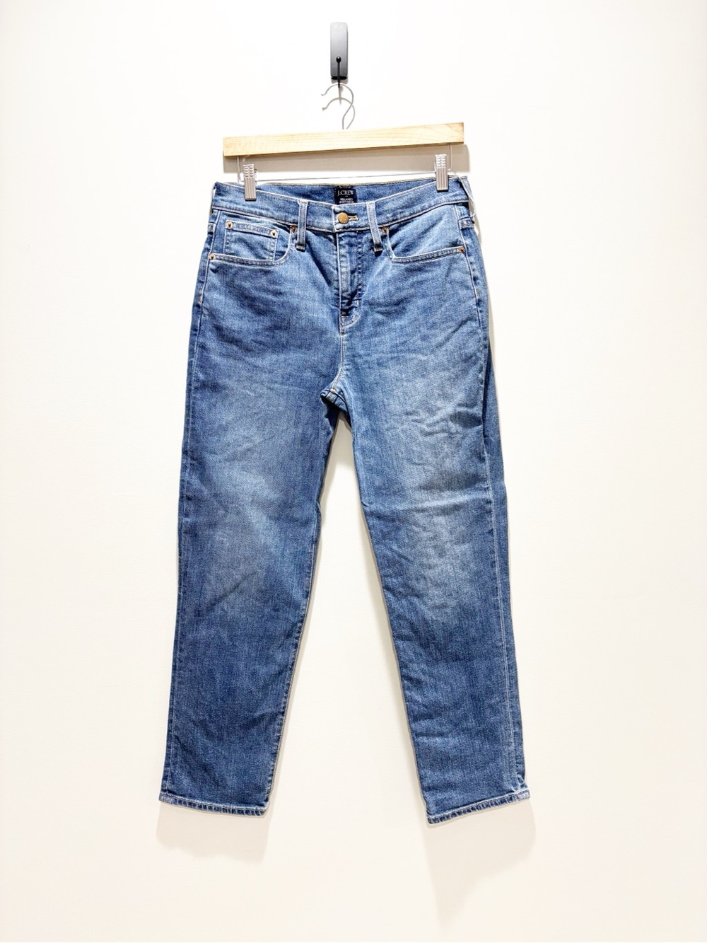 J. Crew Women’s Relaxed Boyfriend Denim Jeans Cotton Size 26